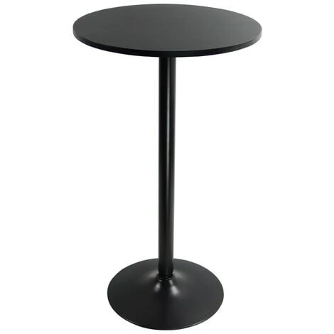 Table De Bar Ronde 60cm Table De Bistrot Table De Bar Table D'appoint - Noir 106cm H - KKTONER 2 Table De Bar Ronde 60cm Table De Bistrot Table De Bar Table D'appoint - Noir 106cm H - KKTONER