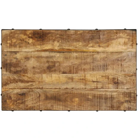 Table Basse Sur Roulettes Manguier Massif Foncé Stracco 7 Table Basse Sur Roulettes Manguier Massif Foncé Stracco – Image 5