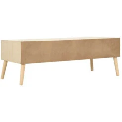 Table Basse 4 Tiroirs Bois Et Pin Massif Clair Jordy -Homcomes Boutique 66881568 4