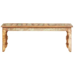 Table Basse Rectangulaire Bois Massif Recyclé Clair Zingo L 110 Cm 7 Table Basse Rectangulaire Bois Massif Recyclé Clair Zingo L 110 Cm -Homcomes Boutique 66902066 2