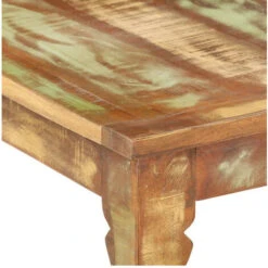 Table Basse Rectangulaire Bois Massif Recyclé Clair Zingo L 110 Cm 8 Table Basse Rectangulaire Bois Massif Recyclé Clair Zingo L 110 Cm -Homcomes Boutique 66902066 3
