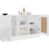 Buffet De Cuisine Buffet Bahut / Blanc 120x30,5x70 Cm Aggloméré