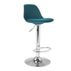 Lot De 4 Tabourets De Bar KARL Mix Color Gris Foncé, Bleu Canard, Blanc Et Noir -Homcomes Boutique 71346182 4