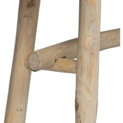 Banc Cuir Véritable Teck VidaXL -Homcomes Boutique 7328865 5