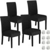 4pcs Housse De Chaise Extensible,Housse De Salle à Manger Amovible Universelle Lavable Couverture De Chaise Pour Décoration Mariage Hôtel Restaurant -Homcomes Boutique 74152933 1