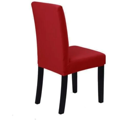 6 X Housse De Chaise Salle à Manger Extensible Stretch Couverture De Chaise Housse Pour Chaise Dossier Haut, Rouge FUIENKO 3 6 X Housse De Chaise Salle à Manger Extensible Stretch Couverture De Chaise Housse Pour Chaise Dossier Haut, Rouge FUIENKO