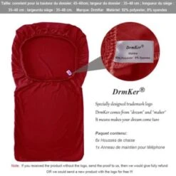 6 X Housse De Chaise Salle à Manger Extensible Stretch Couverture De Chaise Housse Pour Chaise Dossier Haut, Rouge FUIENKO 9 6 X Housse De Chaise Salle à Manger Extensible Stretch Couverture De Chaise Housse Pour Chaise Dossier Haut, Rouge FUIENKO -Homcomes Boutique 76687425 4