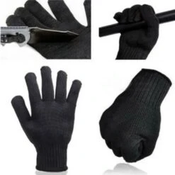 1paire Gants De Travail En Fibres D'acier Inoxydable Gants Résistant à La Coupure, Gants De Protection Anti-coupure Anti-statique FUIENKO 8 1paire Gants De Travail En Fibres D'acier Inoxydable Gants Résistant à La Coupure, Gants De Protection Anti-coupure Anti-statique FUIENKO -Homcomes Boutique 76687433 3