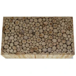 Table Basse Rectangulaire Teck Massif Foncé Heavy -Homcomes Boutique 77747250 3