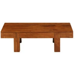 Table Basse Rectangulaire Acacia Massif Foncé Guil -Homcomes Boutique 77750633 3