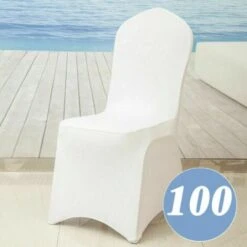 AUFUN 100x Housses De Chaises En Stretch Housse De Chaise Universelle En Lycra Housse De Chaise Pour Mariage Baptême Anniversaire Déco Fêtes Maison 9 AUFUN 100x Housses De Chaises En Stretch Housse De Chaise Universelle En Lycra Housse De Chaise Pour Mariage Baptême Anniversaire Déco Fêtes Maison -Homcomes Boutique 83907139 3