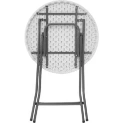 Mange Debout Pliant Ø 80 Cm - Table Bar, Table Haute, Table Haute De Bar 8 Mange Debout Pliant Ø 80 Cm - Table Bar, Table Haute, Table Haute De Bar -Homcomes Boutique 8465917 3