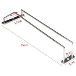 None Casier à Vin Suspendu Casier à Vin En Acier Inoxydable épaissi 35CM