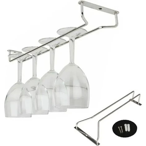 None Casier à Vin Suspendu Casier à Vin En Acier Inoxydable épaissi 35CM 4 None Casier à Vin Suspendu Casier à Vin En Acier Inoxydable épaissi 35CM – Image 2