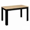 Table à Manger ROZY 4 Personnes Noire Plateau Façon Hêtre 110 Cm 1 Table à Manger ROZY 4 Personnes Noire Plateau Façon Hêtre 110 Cm -Homcomes Boutique 87173537 1