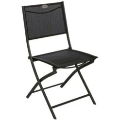 Lot De 4 Chaises De Jardin Pliantes Modula Anthracite & Graphite - Hespéride -Homcomes Boutique 87949499 3