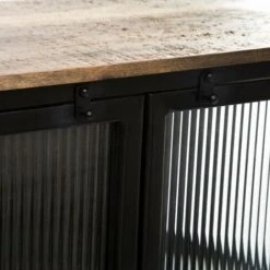 Buffet 2 Portes En Verre Tibo - Atmosphera Créateur D'intérieur -Homcomes Boutique 87949542 4