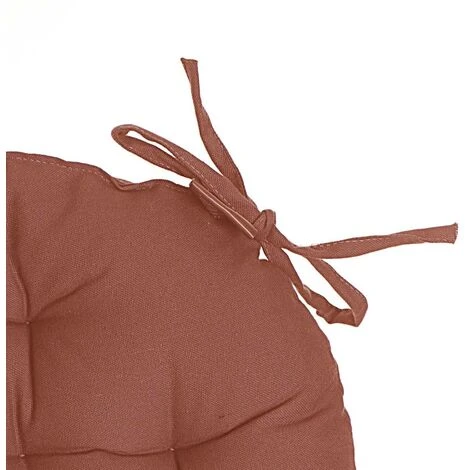 Galette Chaise Ronde Terre Cuite D. 40 Cm - Atmosphera Créateur D'intérieur 4 Galette Chaise Ronde Terre Cuite D. 40 Cm - Atmosphera Créateur D'intérieur – Image 2