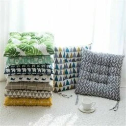 4 Coussins De Siège 40x40cm, Coussins De Chaise Pour Intérieur Et Extérieur - Décoration De Mobilier De Jardin Coussins De Chaise. (Ronde,C) 11 4 Coussins De Siège 40x40cm, Coussins De Chaise Pour Intérieur Et Extérieur - Décoration De Mobilier De Jardin Coussins De Chaise. (Ronde,C) -Homcomes Boutique 88667858 5