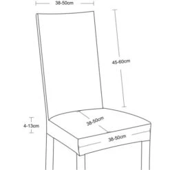 Lot De 6 Housses De Chaise Extensibles Universelle - Moderne - Gris Pour Décor Salle à Manger Hôtel Restaurant 10 Lot De 6 Housses De Chaise Extensibles Universelle - Moderne - Gris Pour Décor Salle à Manger Hôtel Restaurant -Homcomes Boutique 89650212 4