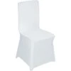 Housse De Chaise Lot De 50 Housse De Chaise Extensible Ruban Stretch Couverture De Chaise Pour De Mariage, Banquet,Cérémonie, Blanc HENGMEI -Homcomes Boutique 90040822 1