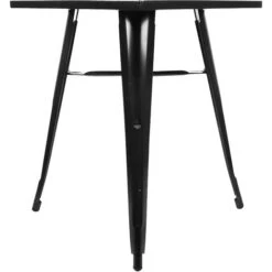 Hofuton Table Haute Carrée En Fer (60x60 Cm) Noir -Homcomes Boutique 91732950 5
