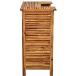 JOLI® Mode Table Intérieur Ou Extérieur - Table De Bar 110 X 50 X 105 Cm Bois D'acacia Massif TOP94157 -Homcomes Boutique 93278307 5