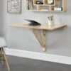 Nova Table De Mur Pliante économise 100 X 60 X 58 Cm En Bois De Hêtre -Homcomes Boutique 94571929 1