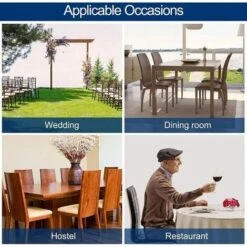 Lot De 6 Housses De Chaise Extensibles Universelle - Moderne - Gris -Homcomes Boutique 94922654 5