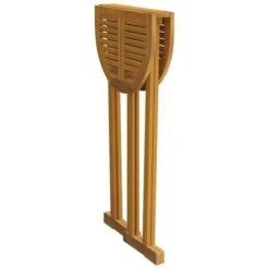 Table De Bar 90x65x105 Cm Bois De Teck Solide -Homcomes Boutique 95041308 5