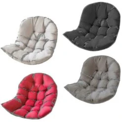 1pcs Panier Egg Chair Coussins D'assise Jardin Hamac Berceau Pads Only Mat（Gris Foncé） -Homcomes Boutique 95969692 4