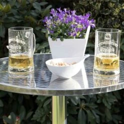 Table De Bar Pliante Haute En Aluminium 60x110cm Table Ronde D'extérieur 11 Table De Bar Pliante Haute En Aluminium 60x110cm Table Ronde D'extérieur -Homcomes Boutique 96754927 5