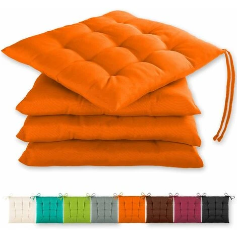 Lot De 4 Coussins De Chaise, 4040cm 4 Lot De 4 Coussins De Chaise, 4040cm – Image 2