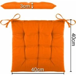 Lot De 4 Coussins De Chaise, 4040cm 9 Lot De 4 Coussins De Chaise, 4040cm -Homcomes Boutique 97562197 3