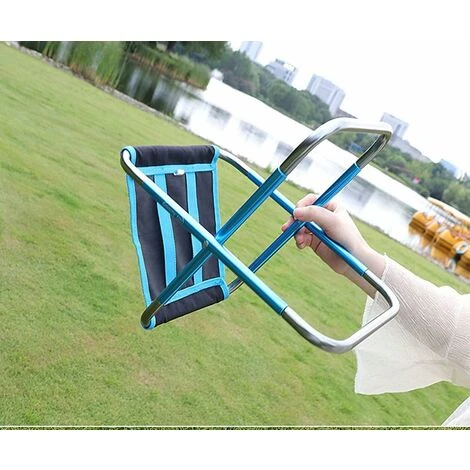 Mini Tabouret Pliant Chaise De Plage Compacte, Adaptée à La Pêche, Pique-nique, Barbecue Jardin Cour (bleu) 1 Paquet 4 Mini Tabouret Pliant Chaise De Plage Compacte, Adaptée à La Pêche, Pique-nique, Barbecue Jardin Cour (bleu) 1 Paquet – Image 2